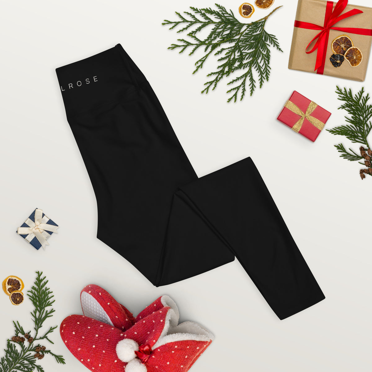STEELROSE Steel Within High-Waist Leggings, styled front view