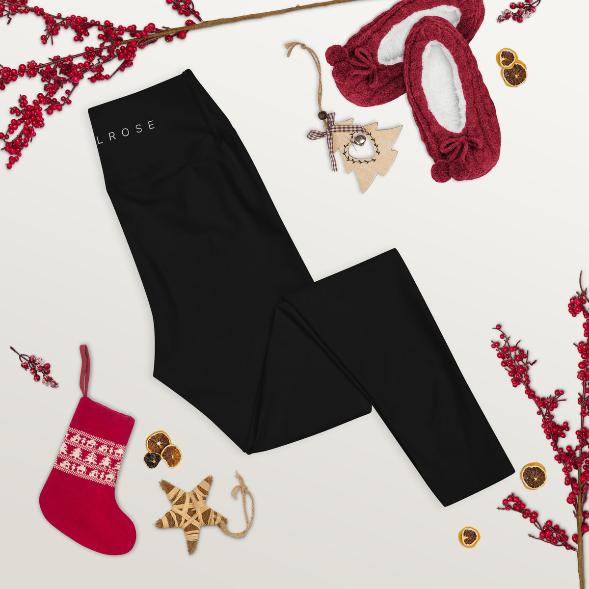 STEELROSE Steel Within High-Waist Leggings, styled front view