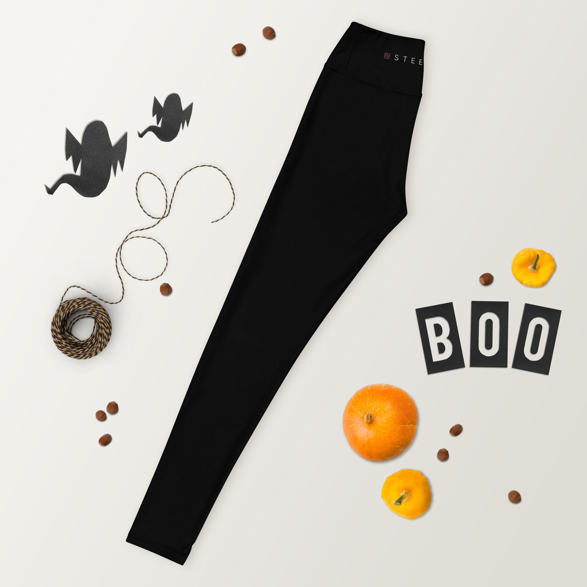 STEELROSE Steel Within High-Waist Leggings, worn front view