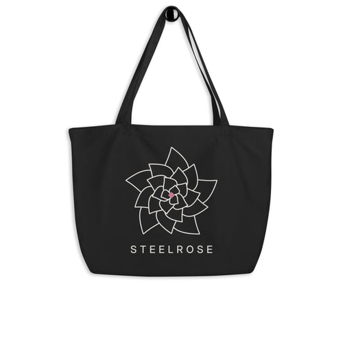 STEELROSE Iron Rose Tote bag in black, carried