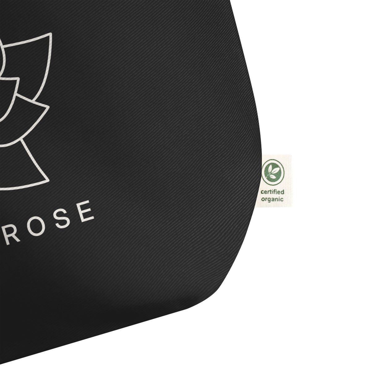STEELROSE Iron Rose Tote, side detail