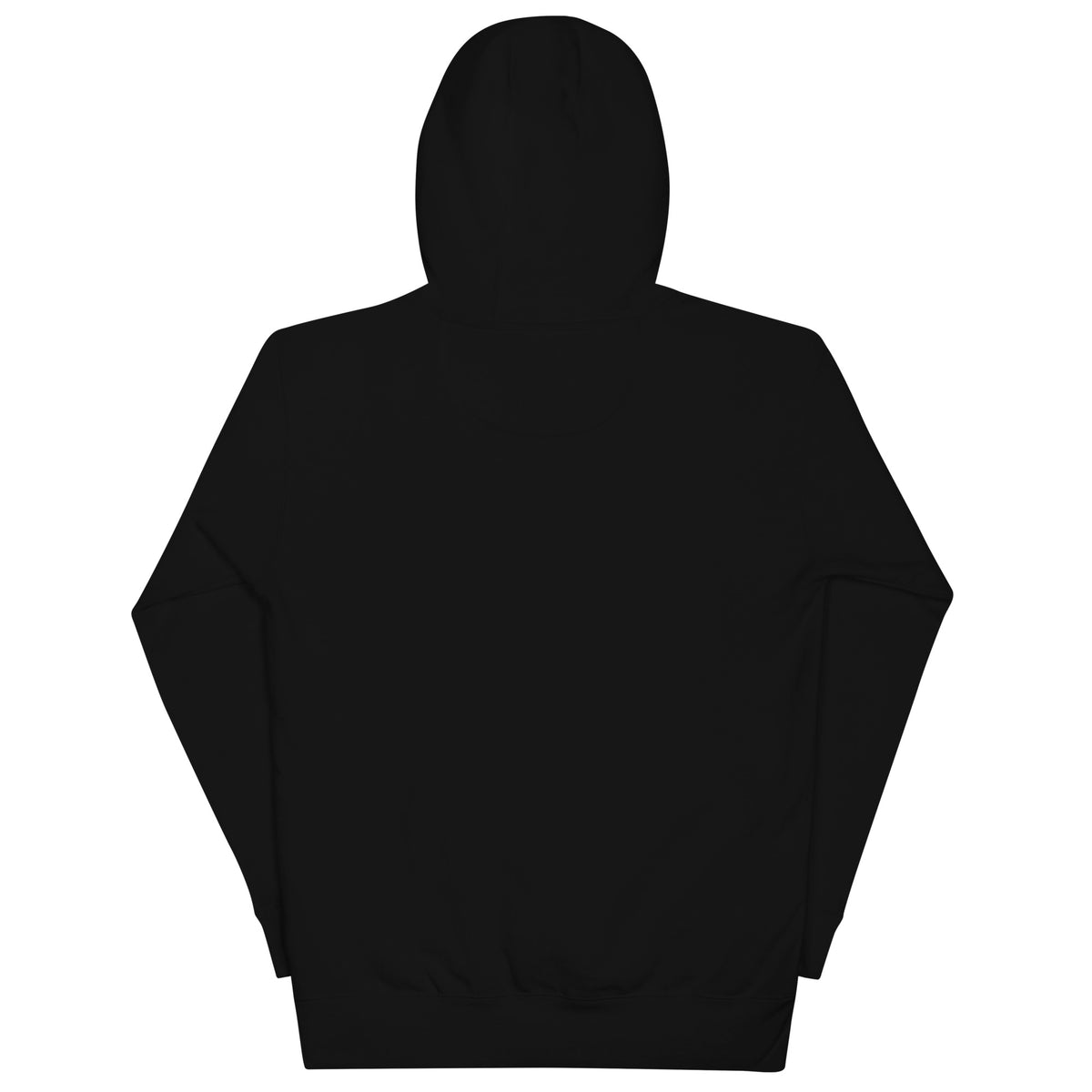 STEELROSE Signature Hoodie in black, back view